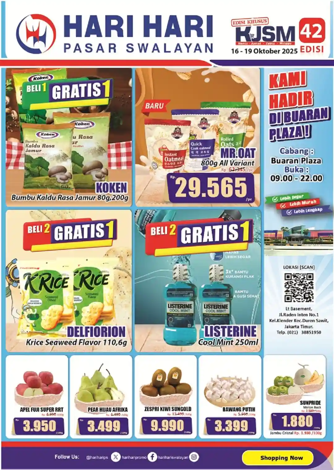Promo KJSM HARI Swalayan Weekend Terbaru 16 - 19 Oktober 2025 1 Promo KJSM HARI Swalayan Weekend Terbaru 16 19 Oktober 2025