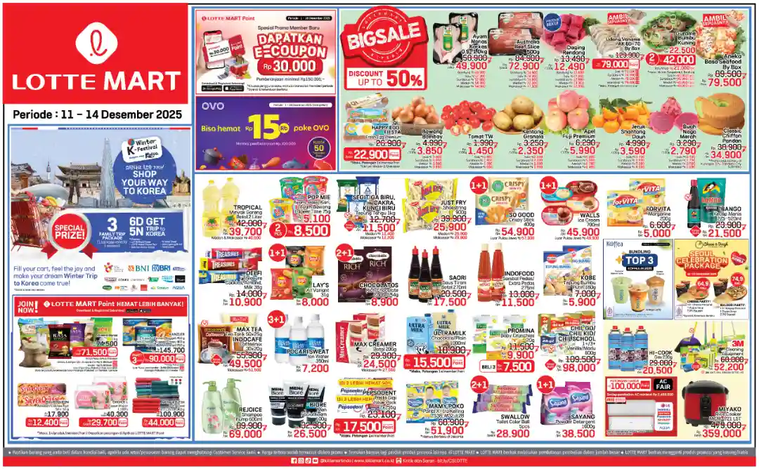 Promo JSM Lottemart Weekend Terbaru 28 - 31 Mei 2026 1 Promo JSM Lottemart Weekend Terbaru 11 14 Desember 2025 2